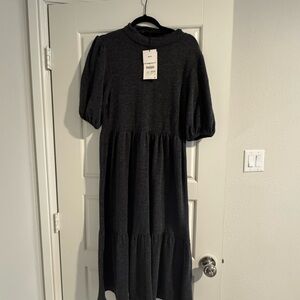 Zara Dark Gray Women's Dress NWT